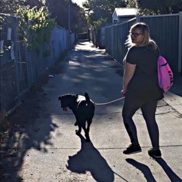 NWOT POP FIT Blue Yellow Drawstring Zipper Gym Bag Tote - Picture 5 of 7